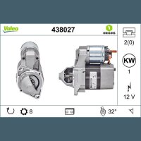 VALEO 438027 Starter