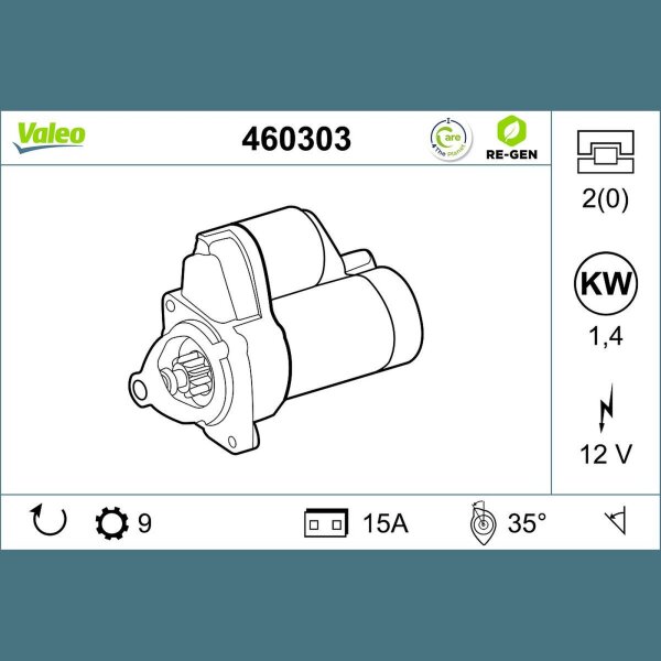 VALEO 460303 Starter