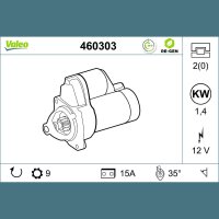VALEO 460303 Starter