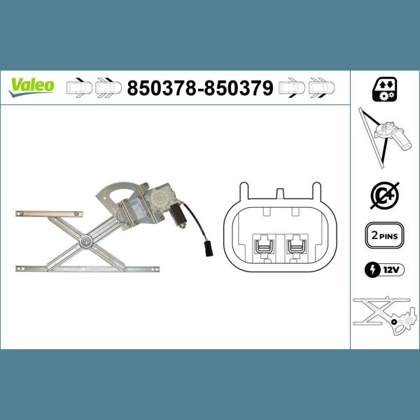 VALEO 850379 Fensterheber