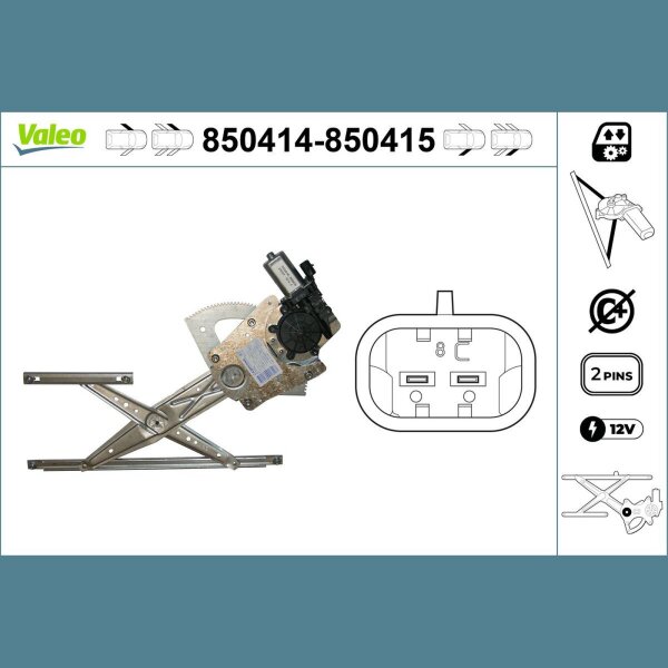 VALEO 850415 Fensterheber