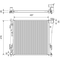 VALEO 701365 Kühler, Motorkühlung