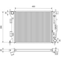 VALEO 701452 Kühler, Motorkühlung