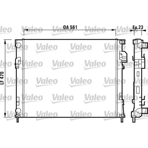 VALEO 732853 Kühler, Motorkühlung