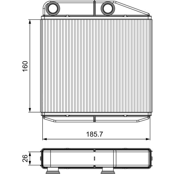 VALEO 811502 Wärmetauscher, Innenraumheizung