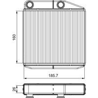 VALEO 811502 Wärmetauscher, Innenraumheizung