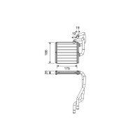 VALEO 811511 Wärmetauscher, Innenraumheizung