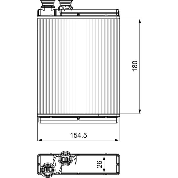 VALEO 811517 Wärmetauscher, Innenraumheizung