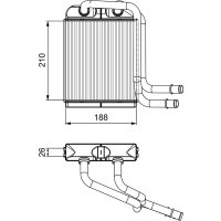 VALEO 811524 Wärmetauscher, Innenraumheizung