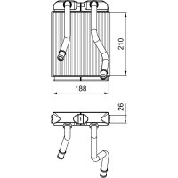 VALEO 811532 Wärmetauscher, Innenraumheizung