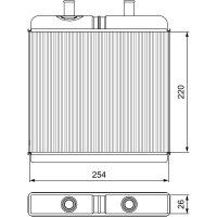 VALEO 811539 Wärmetauscher, Innenraumheizung