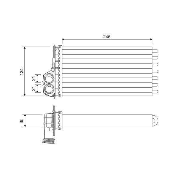 VALEO 811565 Wärmetauscher, Innenraumheizung
