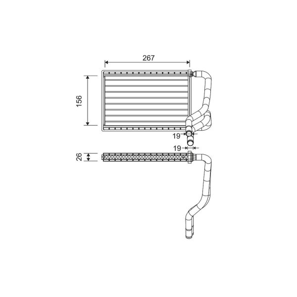 VALEO 811568 Wärmetauscher, Innenraumheizung