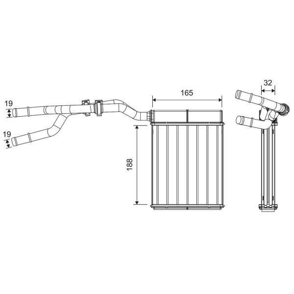 VALEO 811670 Wärmetauscher, Innenraumheizung
