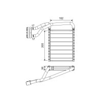 VALEO 811690 Wärmetauscher, Innenraumheizung
