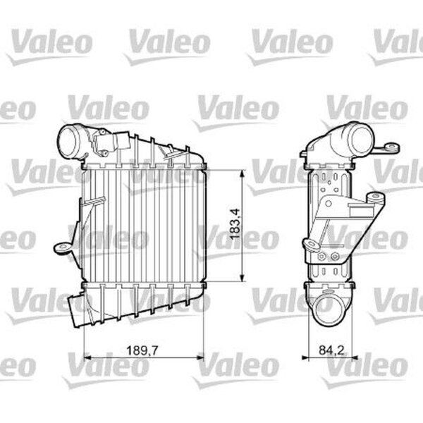 VALEO 817556 Ladeluftkühler