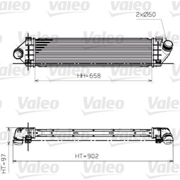 VALEO 818246 Ladeluftkühler