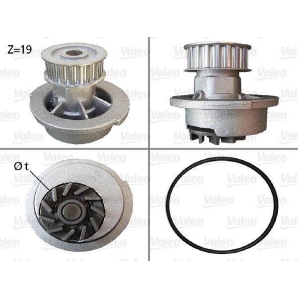 VALEO 506007 Wasserpumpe, Motorkühlung