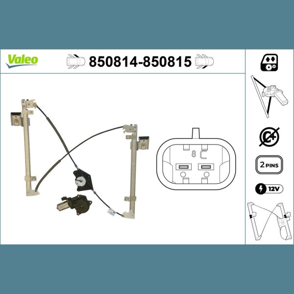 VALEO 850815 Fensterheber