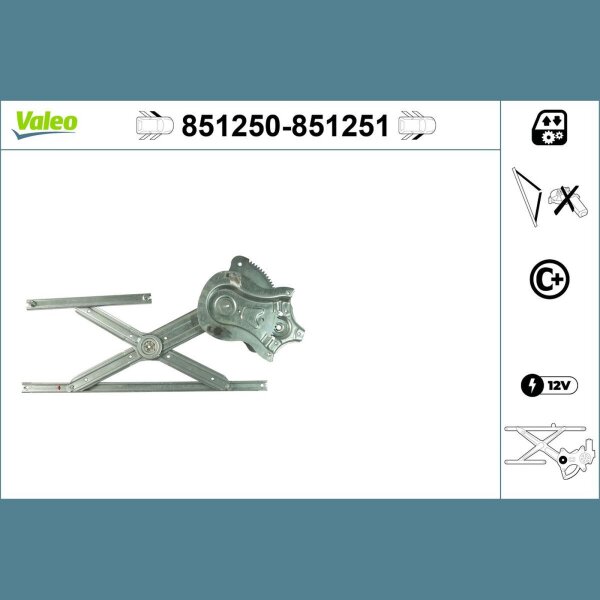 VALEO 851250 Fensterheber