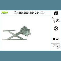 VALEO 851250 Fensterheber