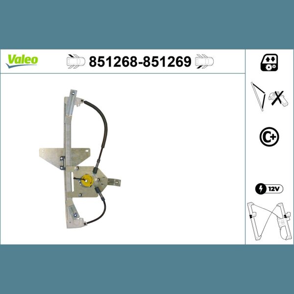 VALEO 851268 Fensterheber