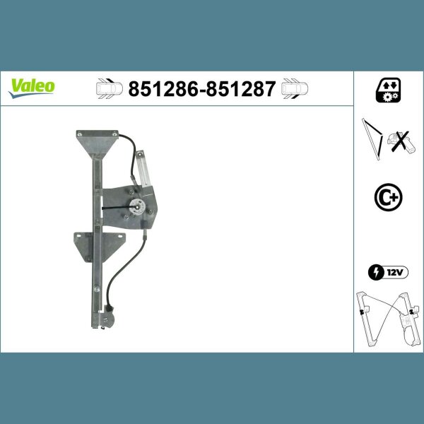 VALEO 851286 Fensterheber