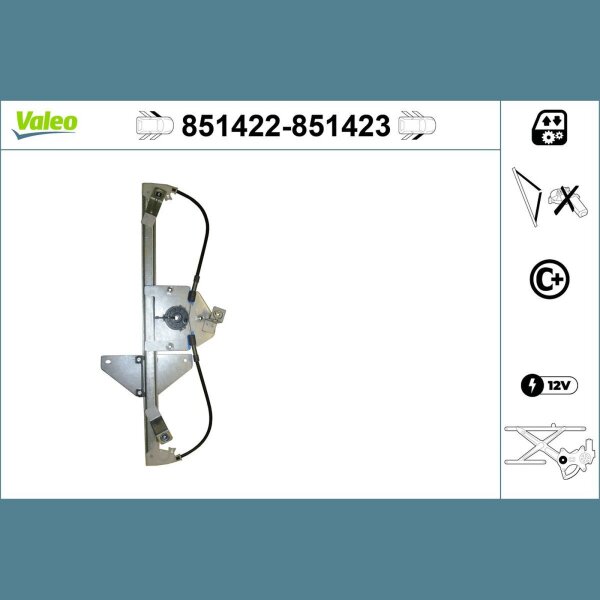 VALEO 851422 Fensterheber