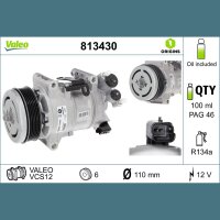 VALEO 813430 Kompressor, Klimaanlage