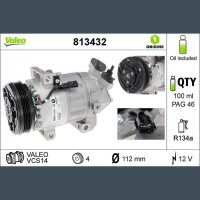 VALEO 813432 Kompressor, Klimaanlage