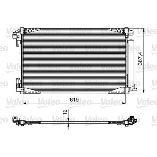 VALEO 814027 Kondensator, Klimaanlage