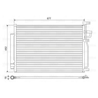 VALEO 814166 Kondensator, Klimaanlage