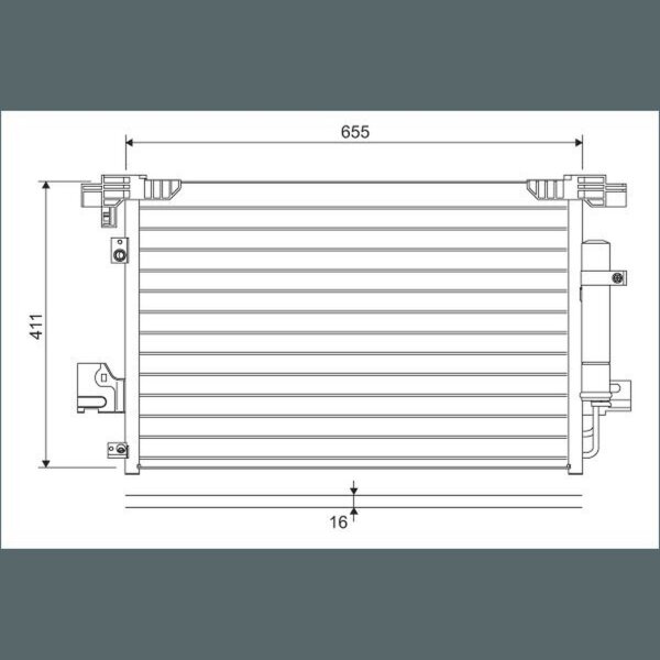VALEO 814315 Kondensator, Klimaanlage