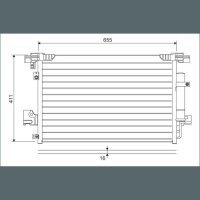 VALEO 814315 Kondensator, Klimaanlage