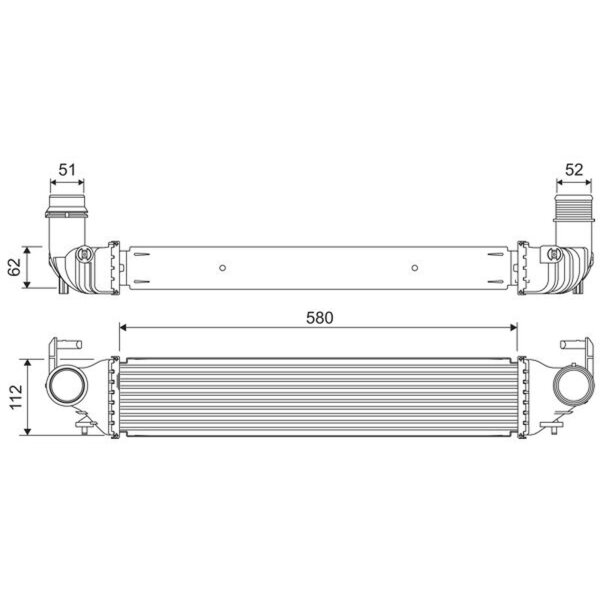 VALEO 818312 Ladeluftkühler
