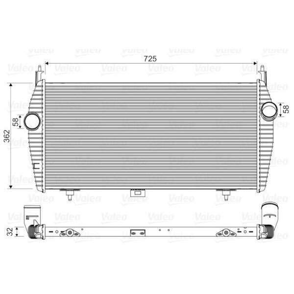 VALEO 818335 Ladeluftkühler