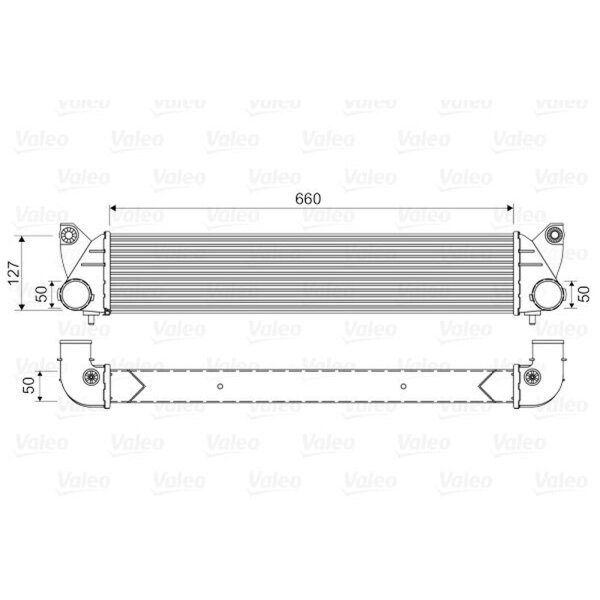 VALEO 818348 Ladeluftkühler