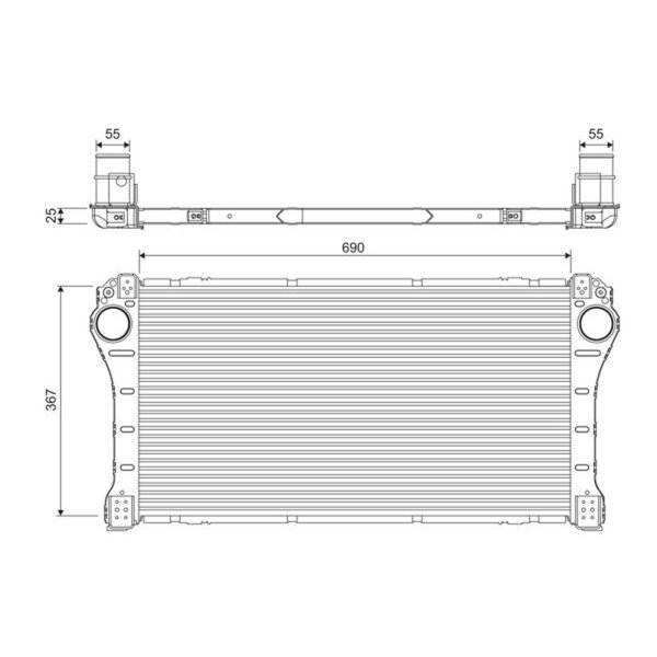 VALEO 818364 Ladeluftkühler