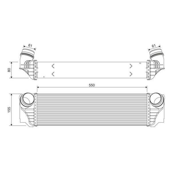 VALEO 818367 Ladeluftkühler