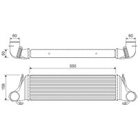 VALEO 818400 Ladeluftkühler