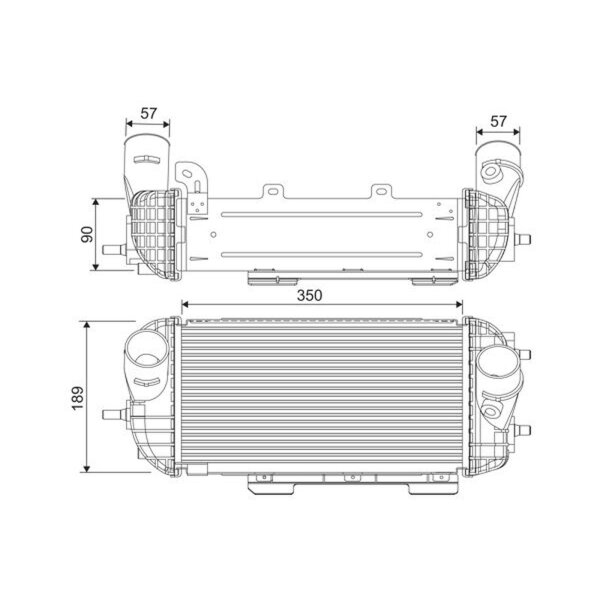 VALEO 818538 Ladeluftkühler