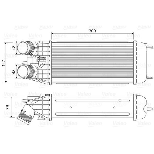 VALEO 818547 Ladeluftkühler