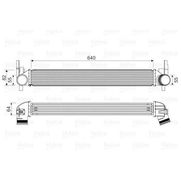 VALEO 818574 Ladeluftkühler