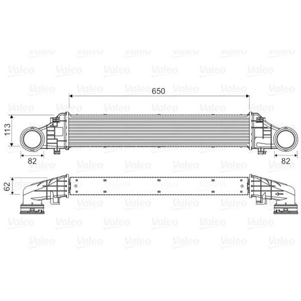 VALEO 818587 Ladeluftkühler