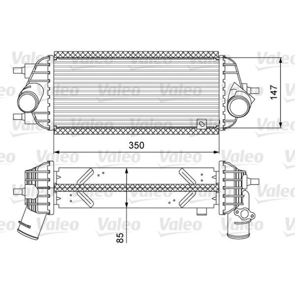 VALEO 818626 Ladeluftkühler