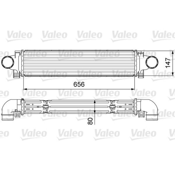 VALEO 818646 Ladeluftkühler