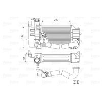 VALEO 818655 Ladeluftkühler