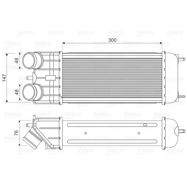 VALEO 818663 Ladeluftkühler