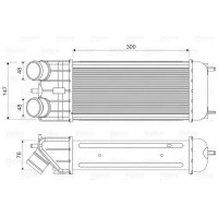VALEO 818663 Ladeluftkühler