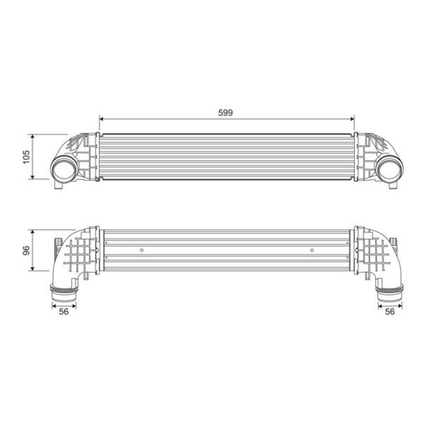 VALEO 818698 Ladeluftkühler